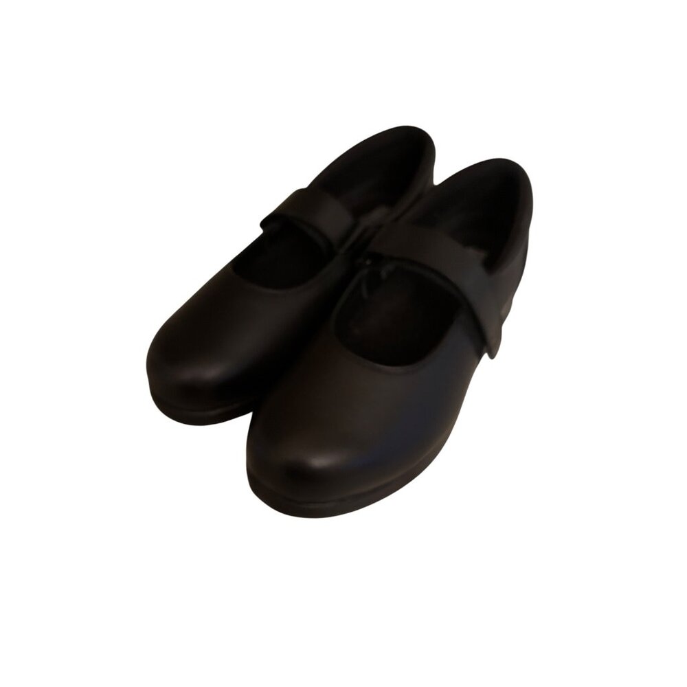 Drew‎ Womens Black Mary Jane Shoes Size 8.5W Leather Comfort Orthodic
